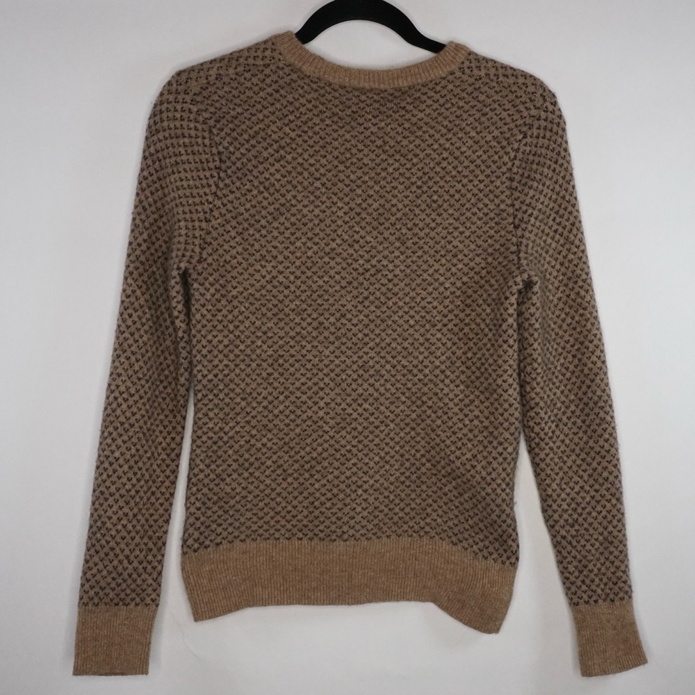 J. Crew Brown Merino Wool Blend Crewneck Sweater - Picture 2 of 6